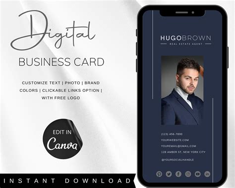 virtual business cards free download